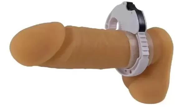 Clamping - penis enlargement technique with a special clamp