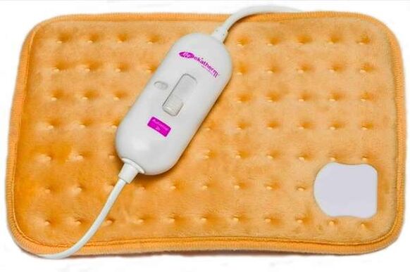 heating pad for warming up the penis before augmentation with soda