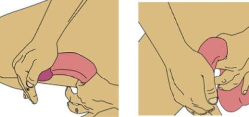 flexion of the penis to increase size